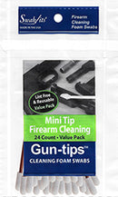 (12 Bag Case) 3" Mini Tip Gun Cleaning Swab Gun-tips® por Swab-its® Gun Cleaning Swabs: 81-9056-12-2