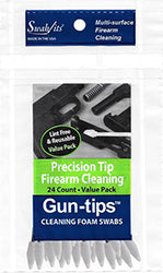 (Caja de 12 bolsas) Hisopo de limpieza de pistola con punta de precisión de 3 "Hisopos de limpieza de pistola Gun-tips® de Swab-its®: 81-4553-12-2