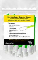 Swab-its® Paquete de 24 piezas de hisopos de espuma de limpieza para impresoras: 87-7903
