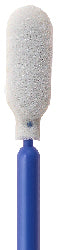 (Bolsa de 500 hisopos) 71-4505: hisopo de espuma de 6.47 ”de longitud total con guante de espuma con punta flexible y mango de polipropileno