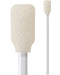 FLASH SALE (Bag of 500 Swabs) 5" Rectangular Head with Extruded Handle Foam Swab: 74-0113