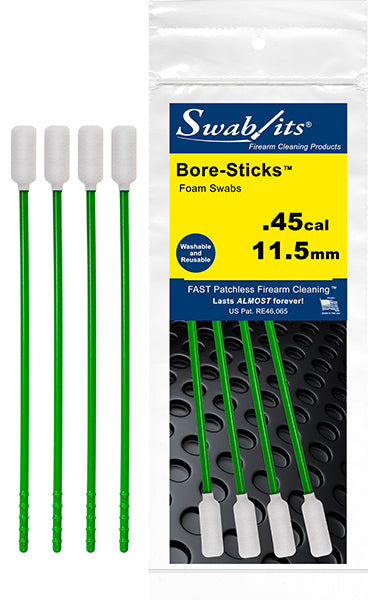 43-4509 .45cal 3-in-1 Bore-Sticks cleaning tool by Swab-its