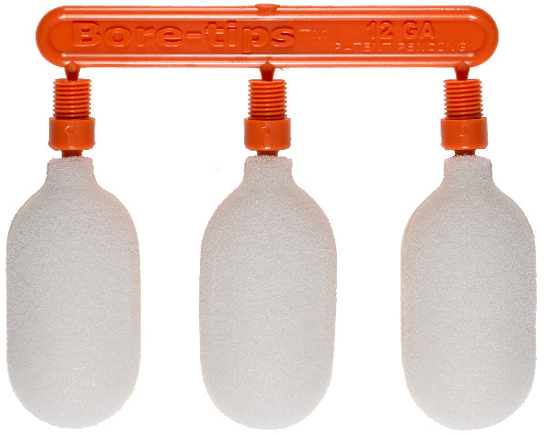 (12-påsfodral) 12 Gauge Gun Cleaning Bore-tips® av Swab-its®: Rengöringspinnar för fat: 41-0012-12-2