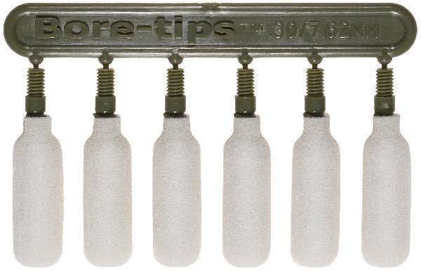 (Value Bag) .30cal/7.62mm Gun Cleaning Bore-tips® by Swab-its®: Barrel Cleaning Swabs: 41-3006