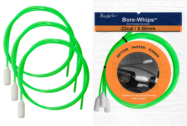 42-0022 .22cal Pull Through Cleaning Bore-Whips by Swab-its