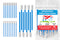 24-dílný balíček tamponů pro domácnost z pěnových tamponů: 87-8201