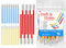 Swab-its® Paquete de 24 piezas de hisopos de espuma multiusos Craft & Hobby: 87-8202