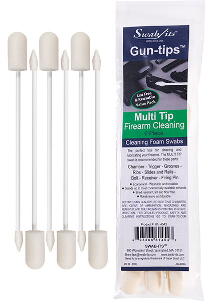 81-4543: 8" Bulb/Spear Double-Ended Gun Cleaning Swab Gun-tips™ by Swab-its®