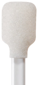(Case of 5,000 Swabs) 71-4500: 5.19” Overall Length Foam Swab with Wide Rectangular Foam Mitt and Polypropylene Handle