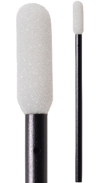 71-4503: 4.438” Overall Length Foam Swab with Large Flexor Tip Foam Mitt and Polypropylene Handle lint-less precision applicator.