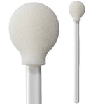 71-4504: 5.125” overall length foam swab with circular foam mitt and polypropylene handle