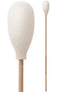 (Case of 5,000 Swabs) 71-4509: 6” Overall Length Swab with Teardrop Shaped Mitt Over Cotton Bud and Birch Wood Handle
