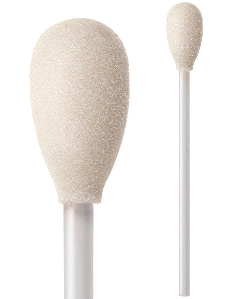 71-4522: 4” Overall Length Swab with Teardrop Shaped Foam Mitt made for medical, industrial,  specialty cleaning industries
