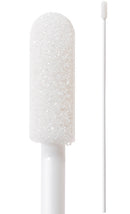 (Bag of 500 Swabs) 71-4545: 6” overall length swab with small foam mitt and polypropylene handle.