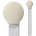 71-4551: 6" overall length swab with circular foam mitt on flat on a flat polypropylene handle  designed for wide coverage to clean printer heads, sensitive machinery, and more