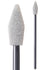 71-4553: 2.83” overall length swab with spear-shaped foam mitt on a tapered polypropylene handle.  Designed for precision application and cleaning
