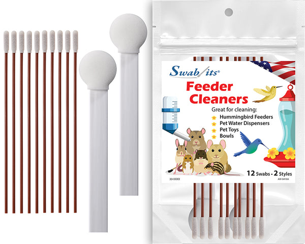 (NEW) Swab-its Feeder Cleaners - Retail Cleaning Swabs for Hummingbird Feeders and More: 87-8212